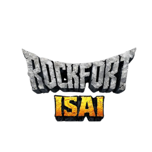 Logo with 'Rockfort Isai' text on a white background